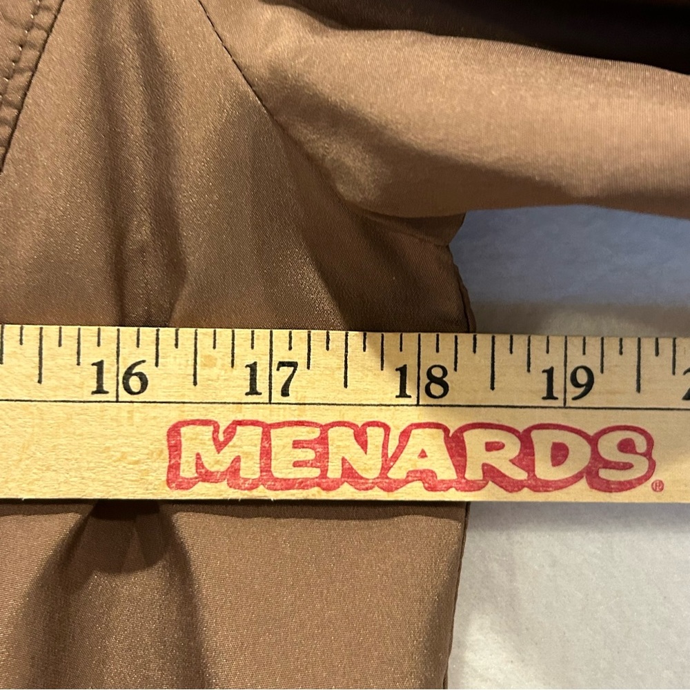 Zara Basic Light Brown Raincoat Rain Jacket S - image 7